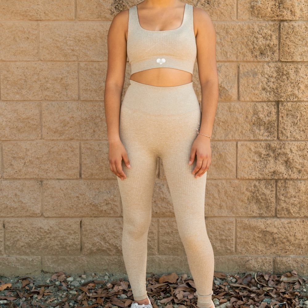 2 piece Nude workout set